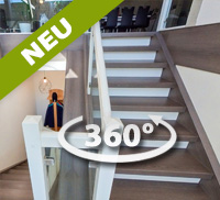 Referenzbild: renovierte Treppe mit HAFA Renovierungsstufen