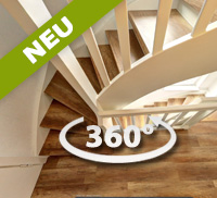 Referenzbild: renovierte Treppe mit HAFA Renovierungsstufen