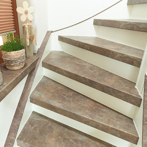 Treppenrenovierung Laminat used look